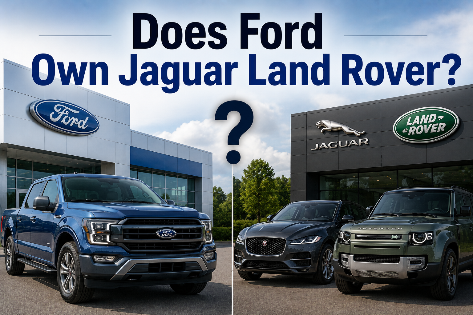 Does Ford Own Jaguar Land Rover