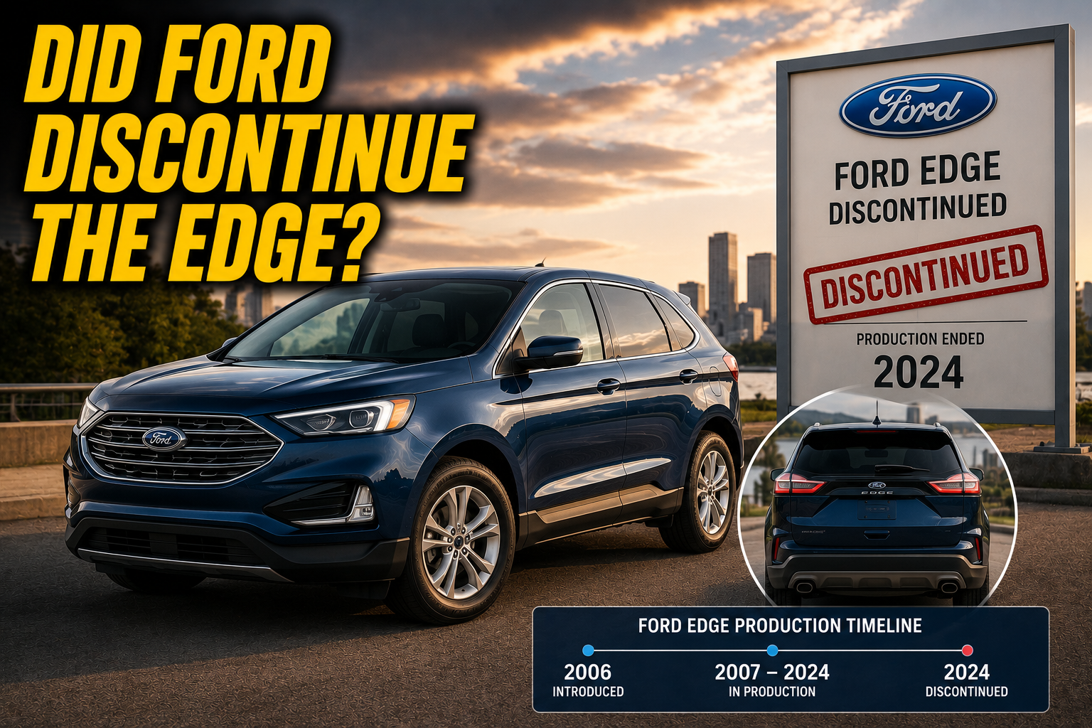 Did Ford Discontinue the Edge?