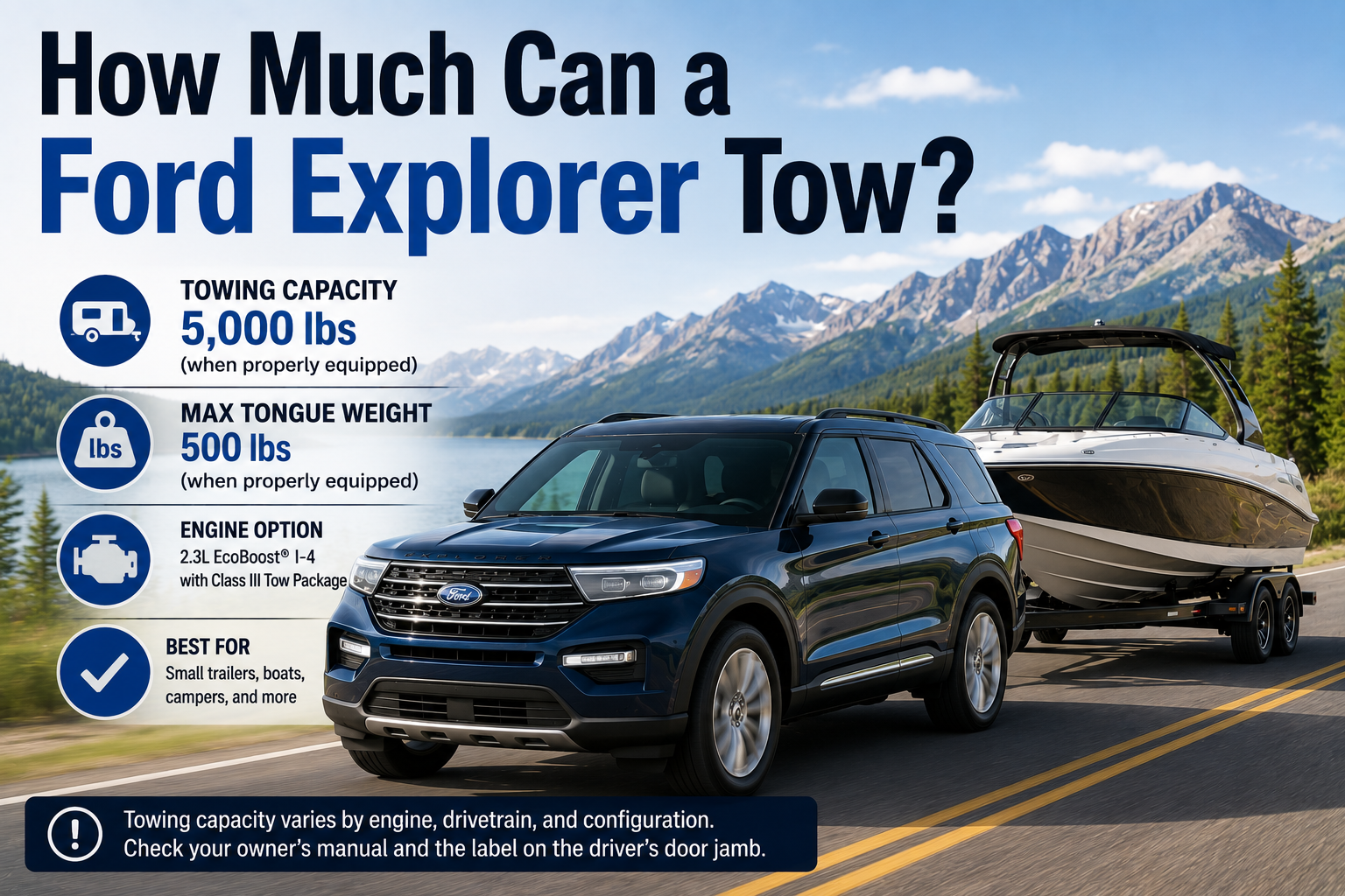 How Much Can a Ford Explorer Tow?